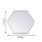 8" wide HEXAGON MIRRORS Party Wedding Centerpieces Wall Table